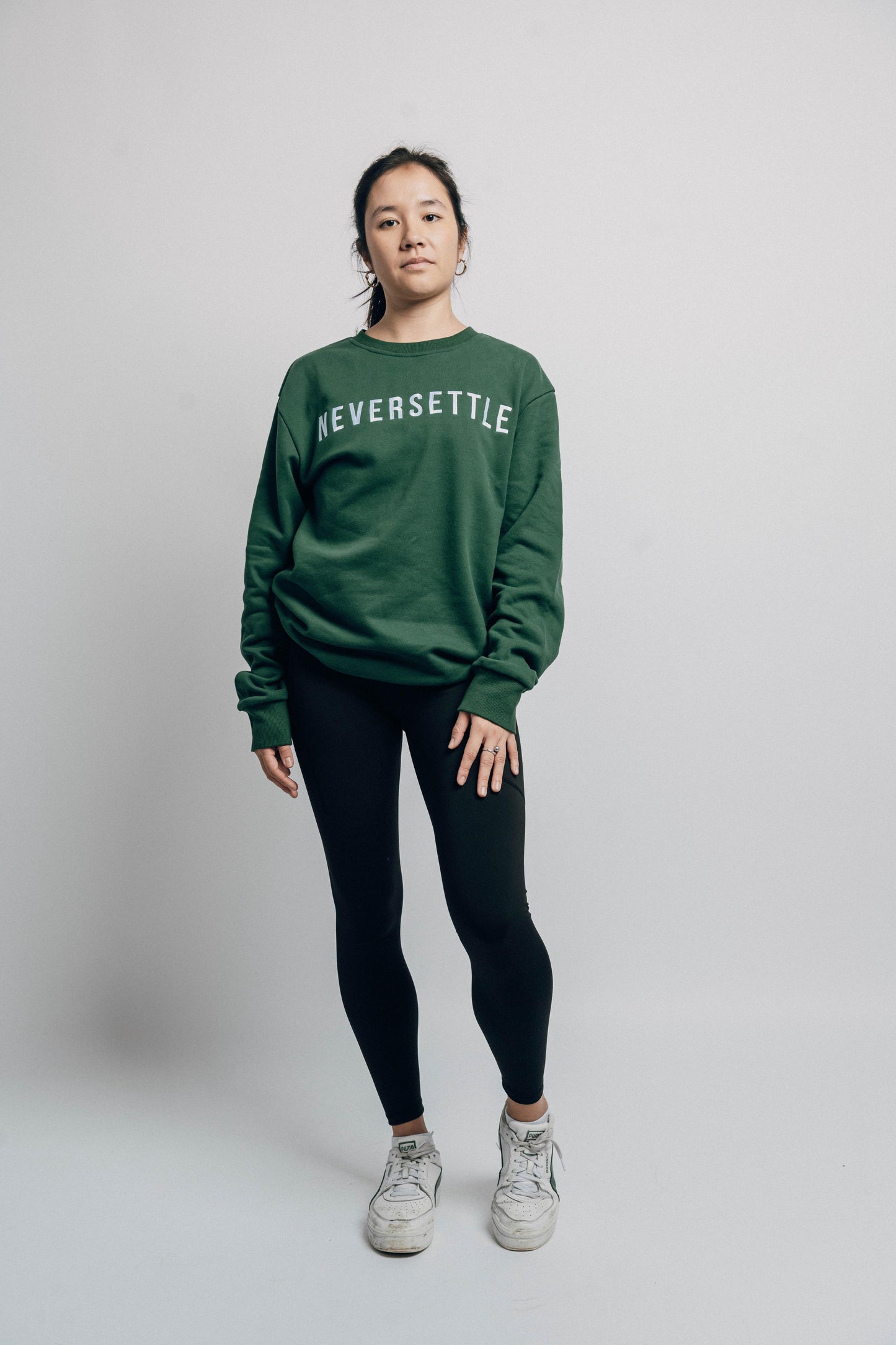 Moss Green Sweatshirt- Women