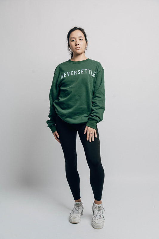 Moss Green Sweatshirt- Women