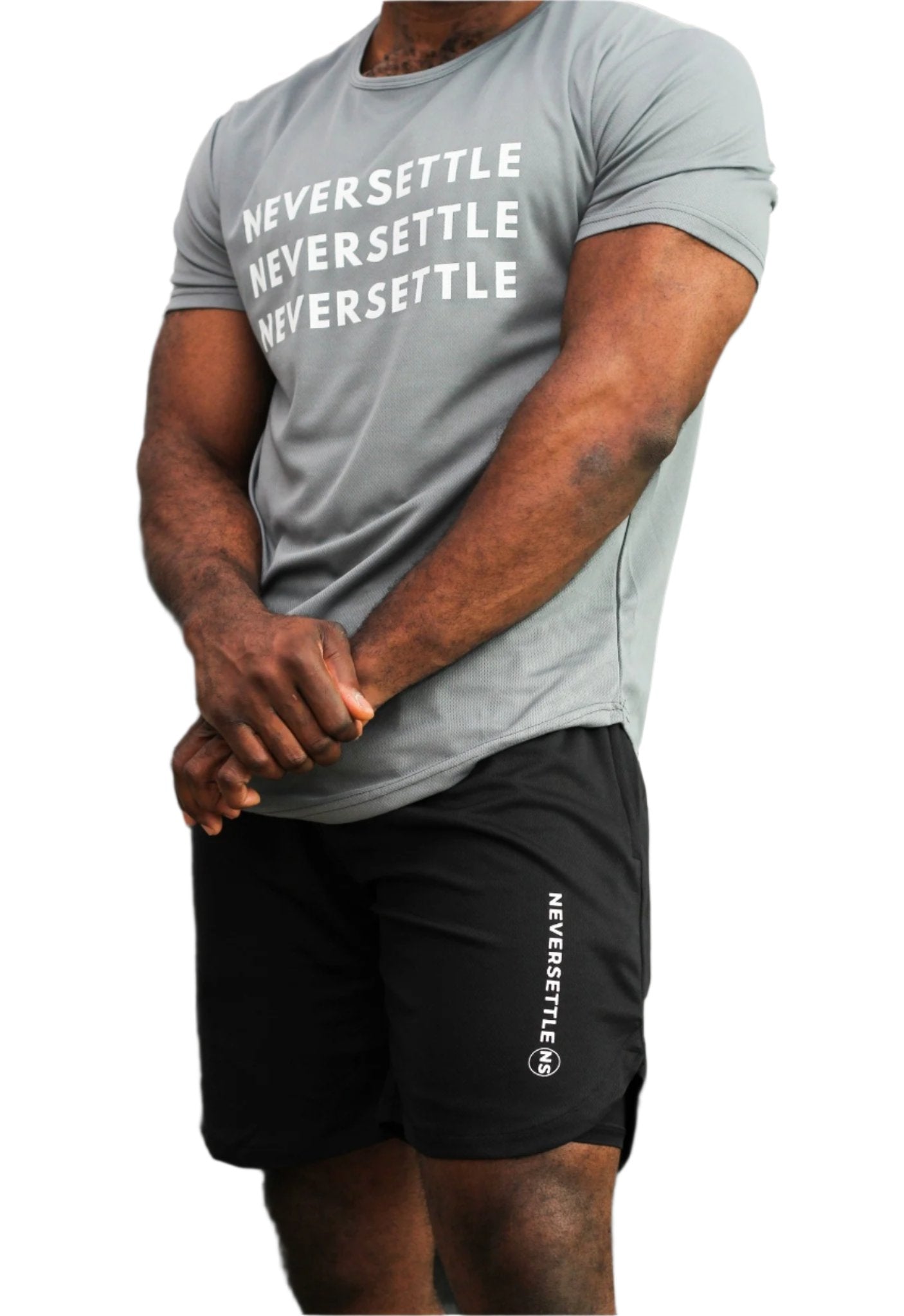 Black Marathon Short - NeverSettle Fitness Apparel