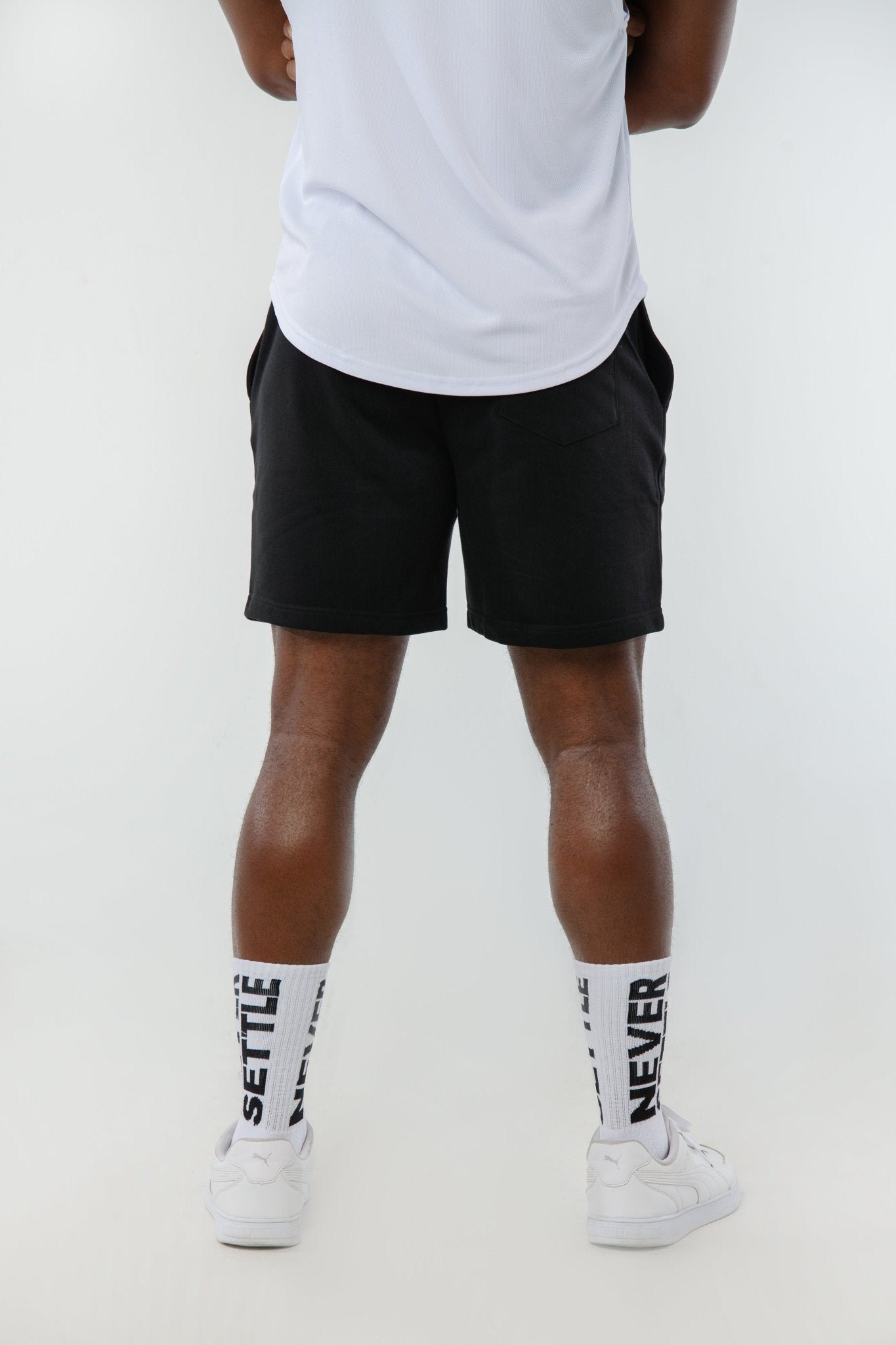 Black Summer Short - NeverSettle Fitness Apparel