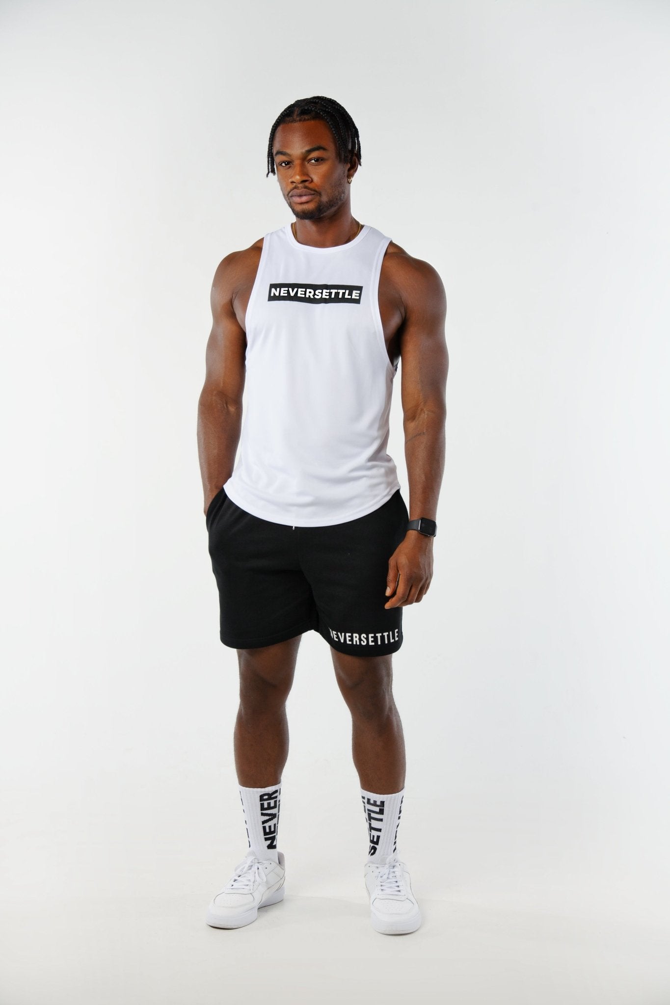 Black Summer Short - NeverSettle Fitness Apparel