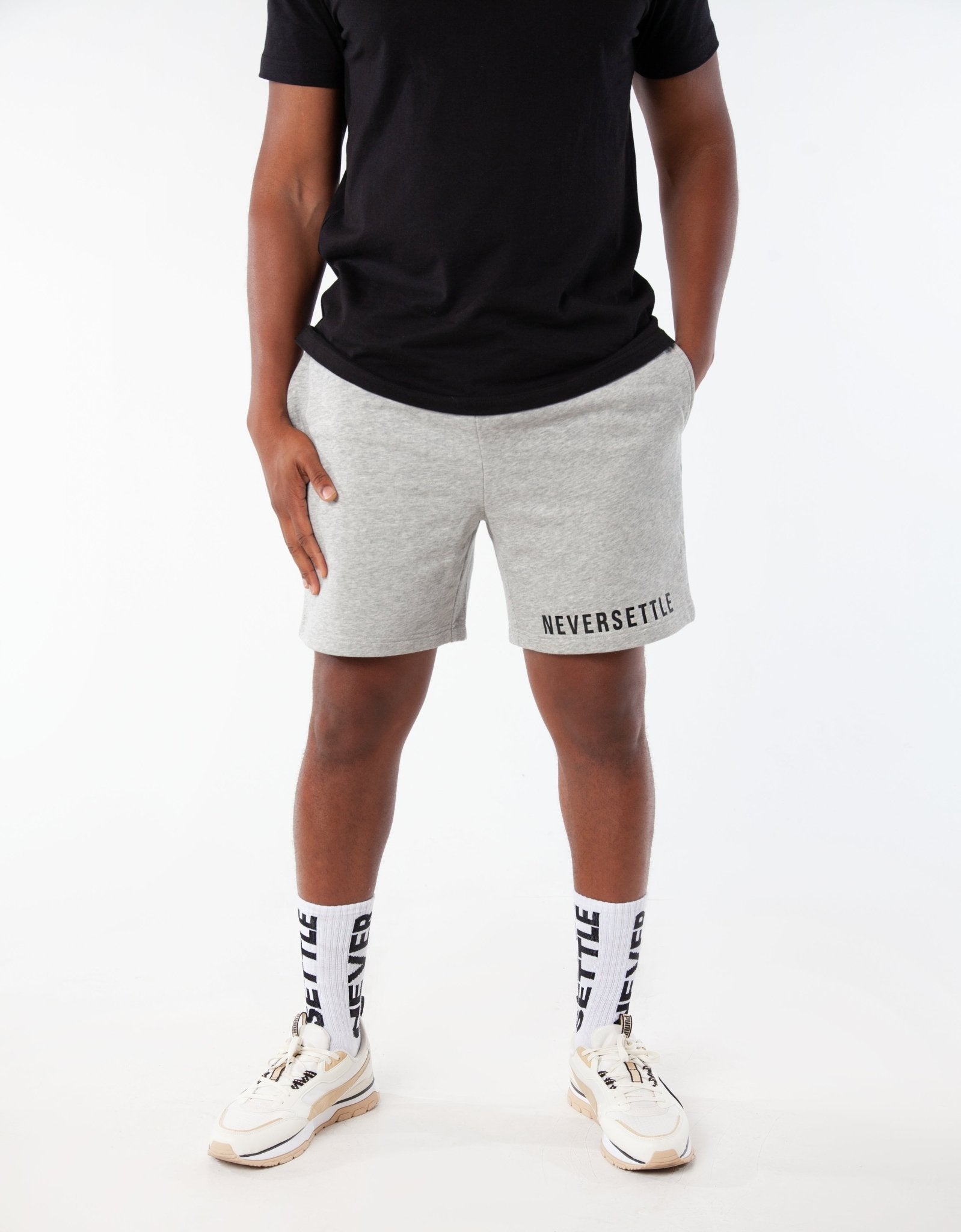 Grey Summer Short - NeverSettle Fitness Apparel